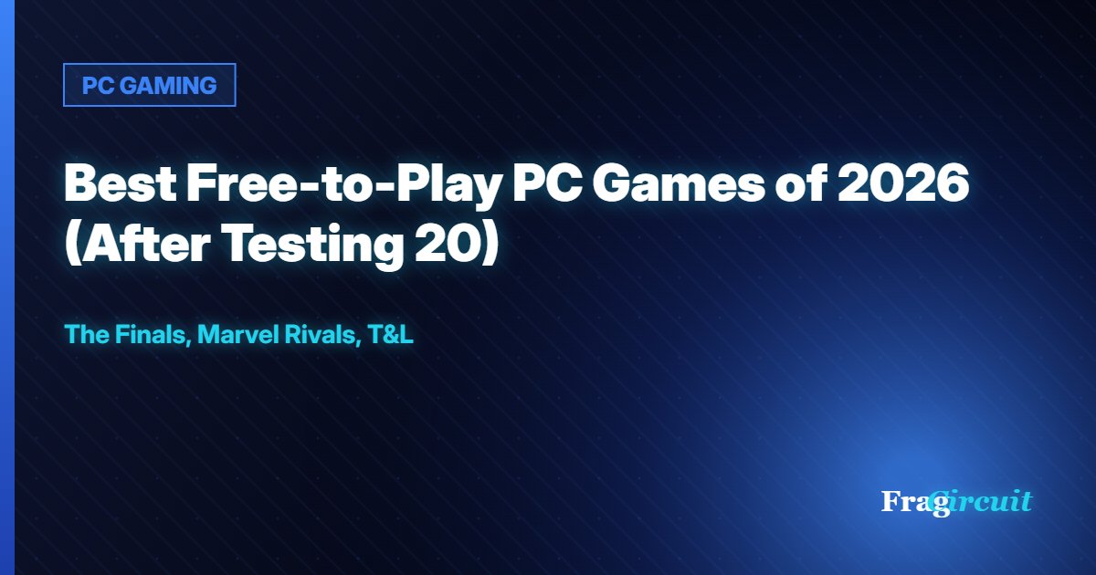 PC GAMING: Best Free-to-Play PC Games of 2026 (After Testing 20)