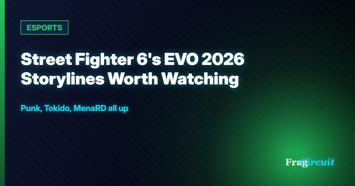 ESPORTS: Street Fighter 6's EVO 2026 Storylines Worth Watching